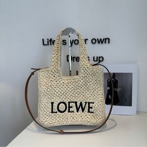 LOEWE fashion straw bag